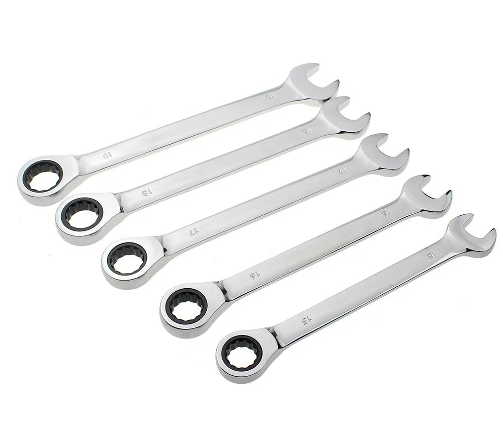 

12PCS Multifunctional Wrench Fixed Ratchet Quick Wrench Set Hardware Kit 72 Teeth 180 Degree Rotation