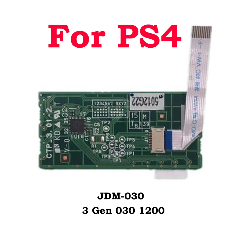Joystick Controller ทัชแพดสําหรับ PS4 Slim Pro 4.0 5.0 CUH-1000/1100 JDM-030 JDS-040 Gamepad Touch Pad W/Flex Cable