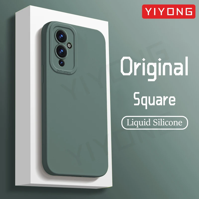 OnePlus9 Case YIYONG Silky Liquid Silicone Soft Cover For OnePlus 9 Pro 9R 9RT One Plus 10 R 10R  ACE 2 ACE2 OnePlus10 Cases