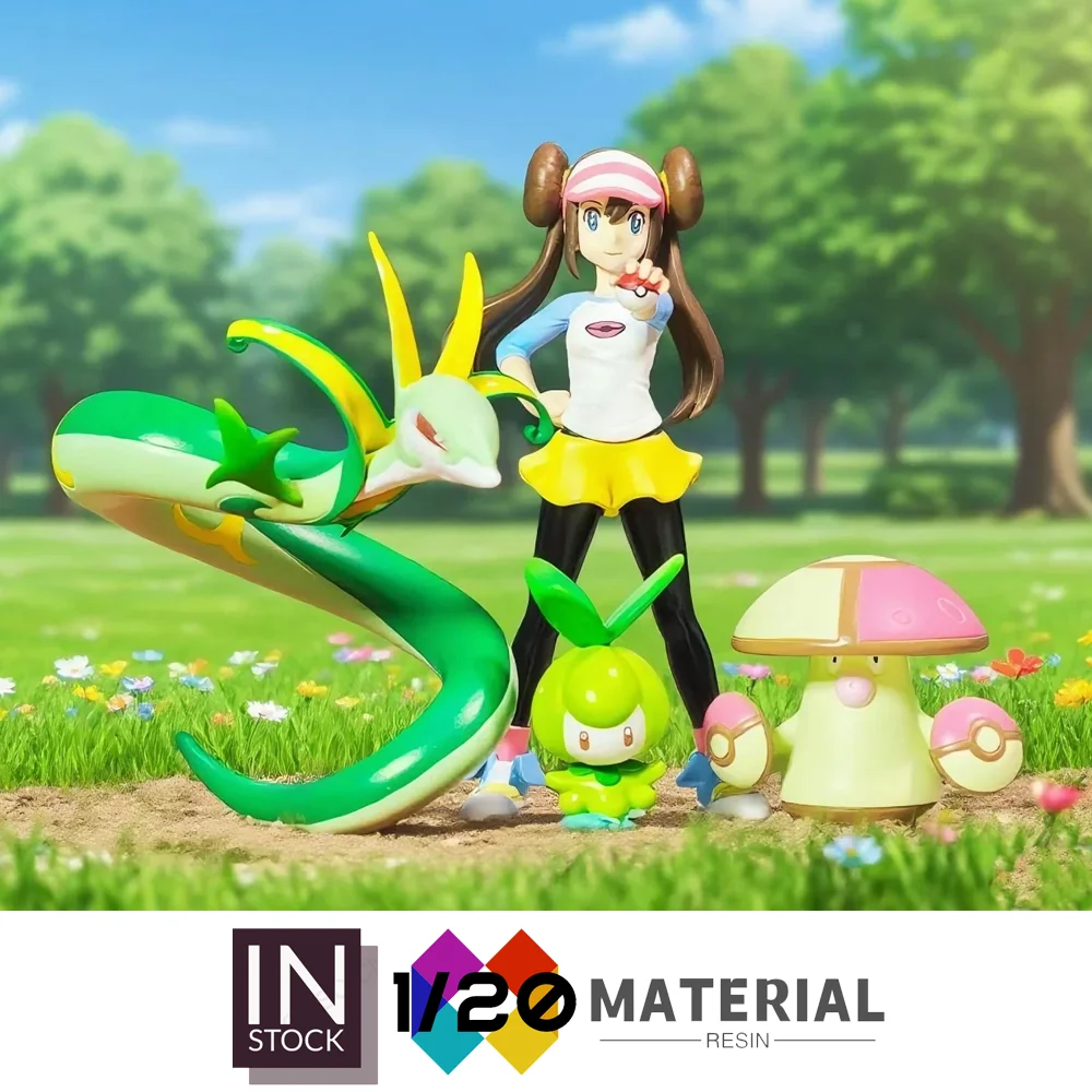 [Em estoque] Mundo em escala de resina 1/20 [WONDER] - Snivy & Servine & Serperior [Split RE-MENT]
