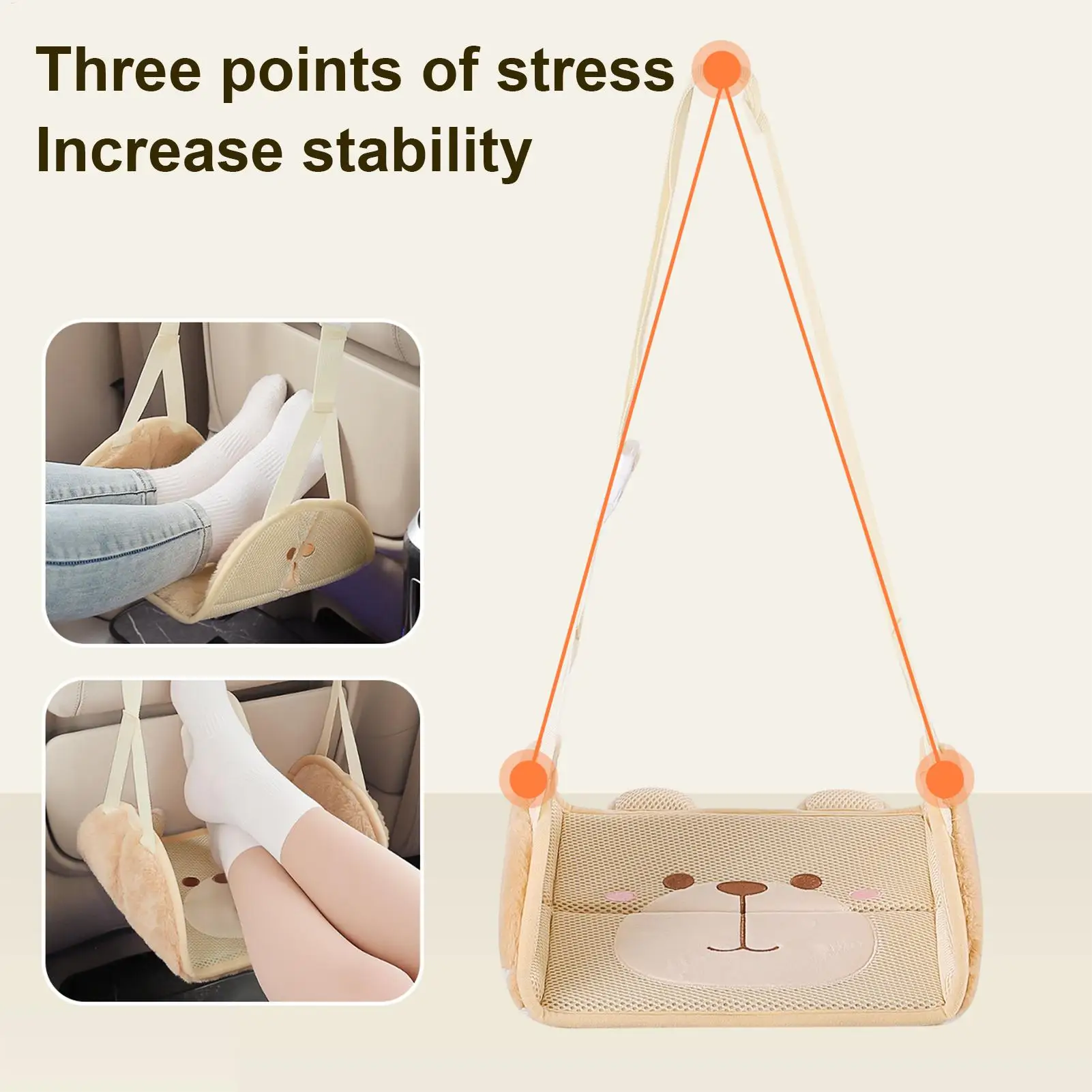 

Автомобильная подставка для ног, портативные регулируемые автомобильные аксессуары, подставка для ног на заднем сиденье для путешествий, для взрослых, пожилых людей, пассажиров