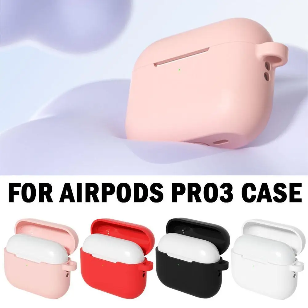 

For AirPods Pro Case Cover,Soft Silicone Protective Case For Airpods Pro3 Case Accessories With Keychain For Women Men