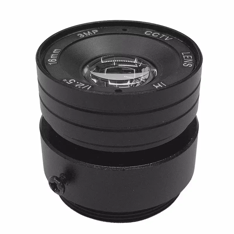 

SL-0065 3.0MP HD Fixed CS Lens 16mm 1/2.5" F1.4 CS Mount for CCTV Wireless ForSurveillance Security IP Thermal Cameras