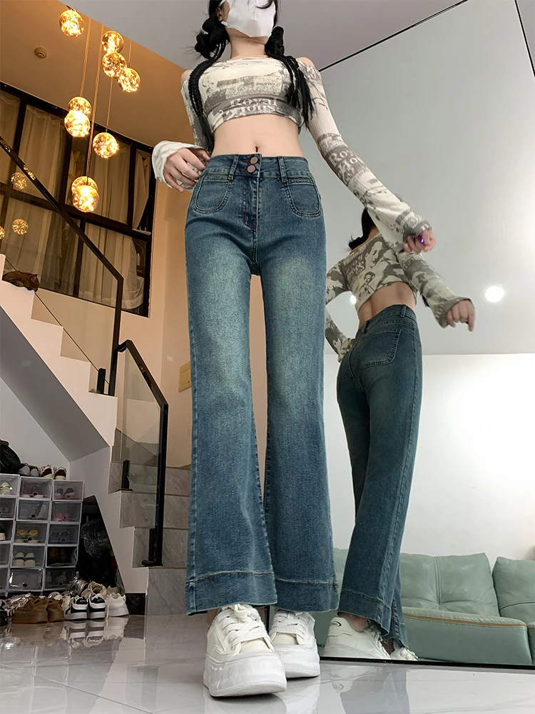 High Waist Bell Bot…