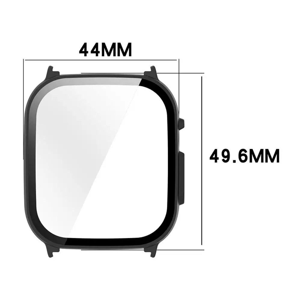 Glass+Case For Realme Watch 5 Tempered Glass Screen Protector & Hard PC Bumper Full Cover Protective Shell For Realme Watch 5