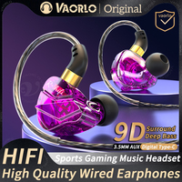 3.5MM AUX/Type-C Digital 9D HIFI Heavy Bass Headphones Music Sports Gaming With Mic In-Ear Wired Headsets For Samsung Android PC