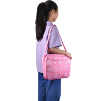 P5-Suitable For Vtech Kidistar Children's DJ Mixer Storage Bag Box Electronic Music Toy Backpack Durable - Pink