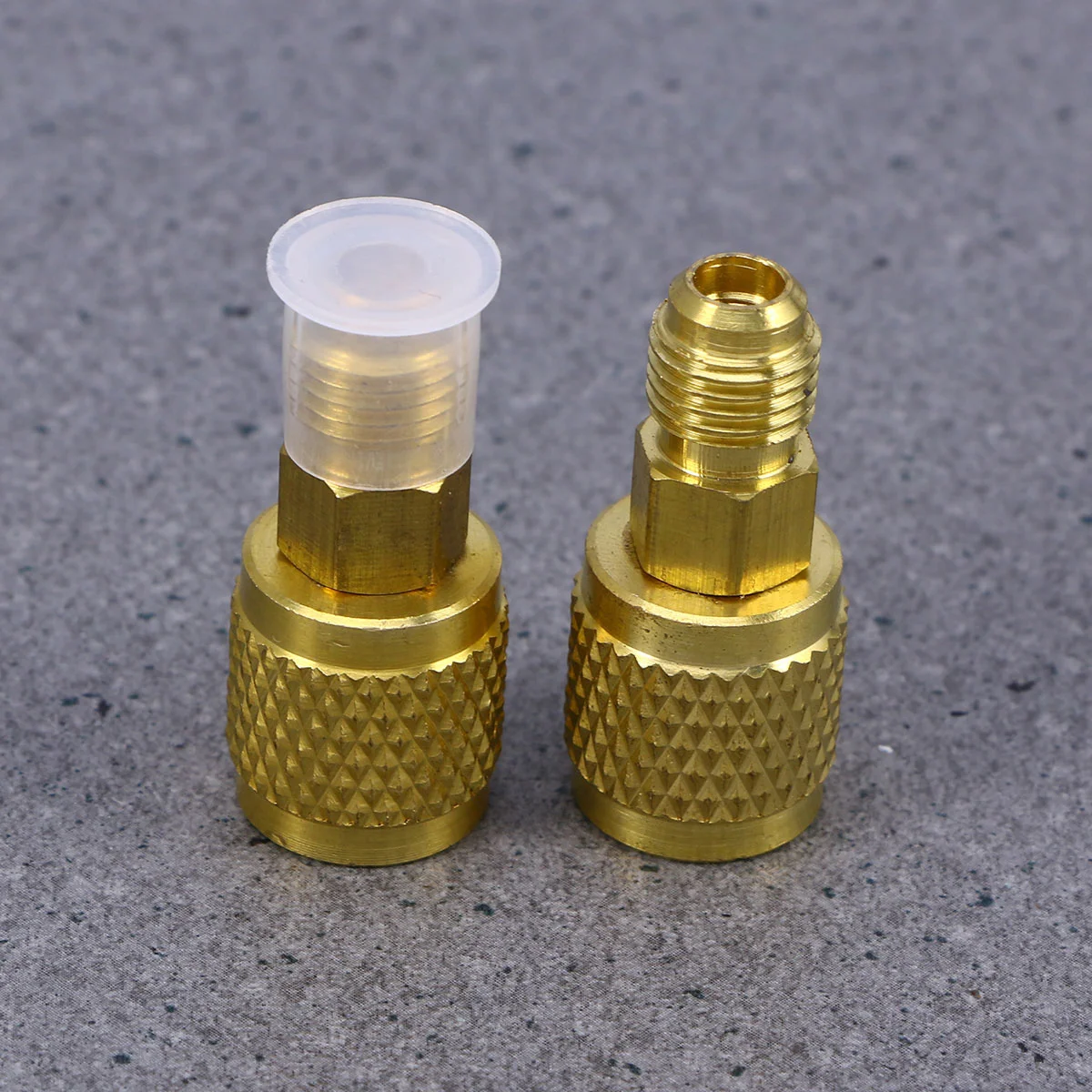 

2 Pcs High Air Conditioner Refrigeration Hose Adapter Set R410 Quick Coupler Connector Easy Install for Car