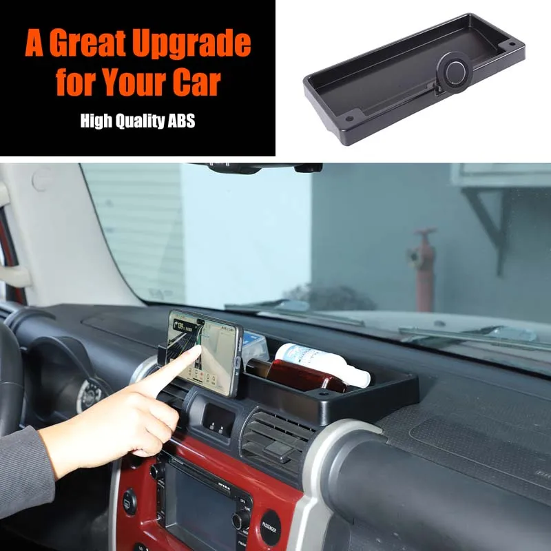 For 2007-2021 Toyota FJ Cruiser Dashboard Storage Box Mobile Phone Holder GPS Navigation Holder Car Holder Car Accessories
