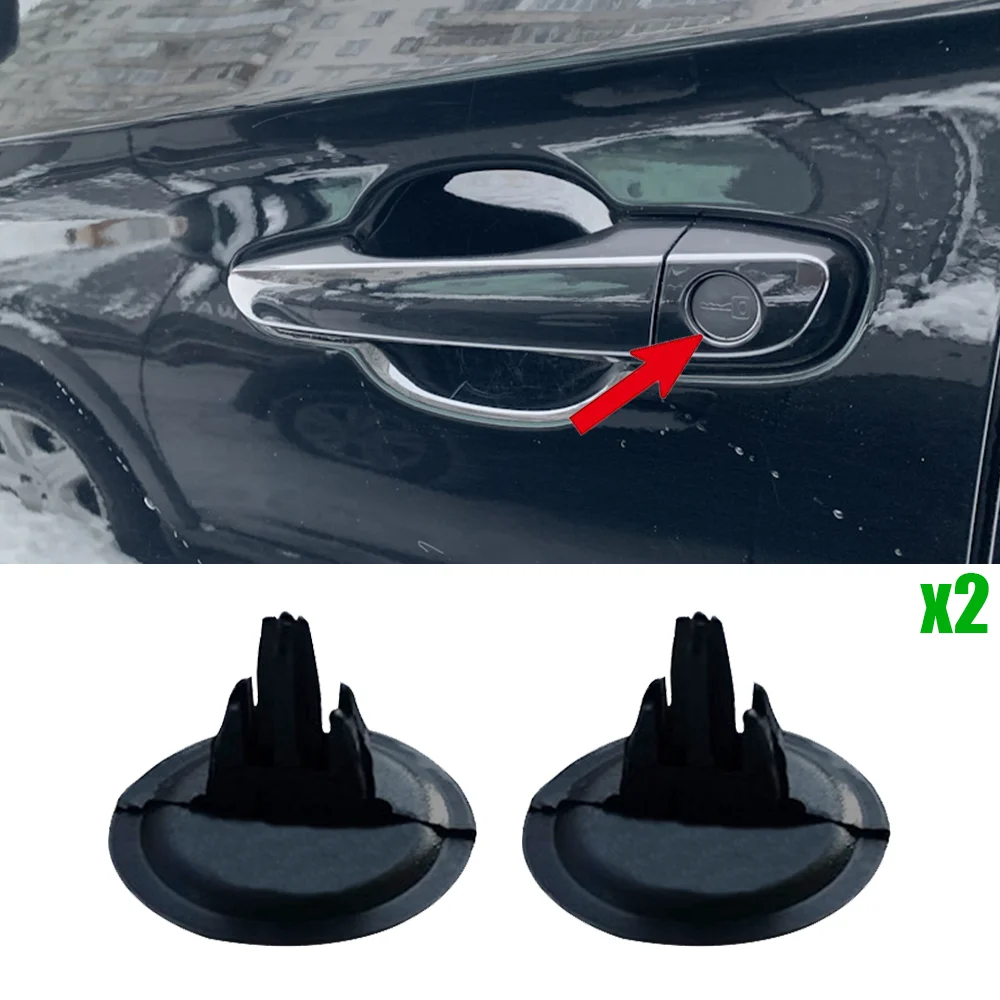 2szt. do Hyundai Creta GS 2016 2017 2018 2019 2020 2021 Klamka samochodowa Blokada lufy Otwór na klucz Zaślepka Klips Pyłoszczelny