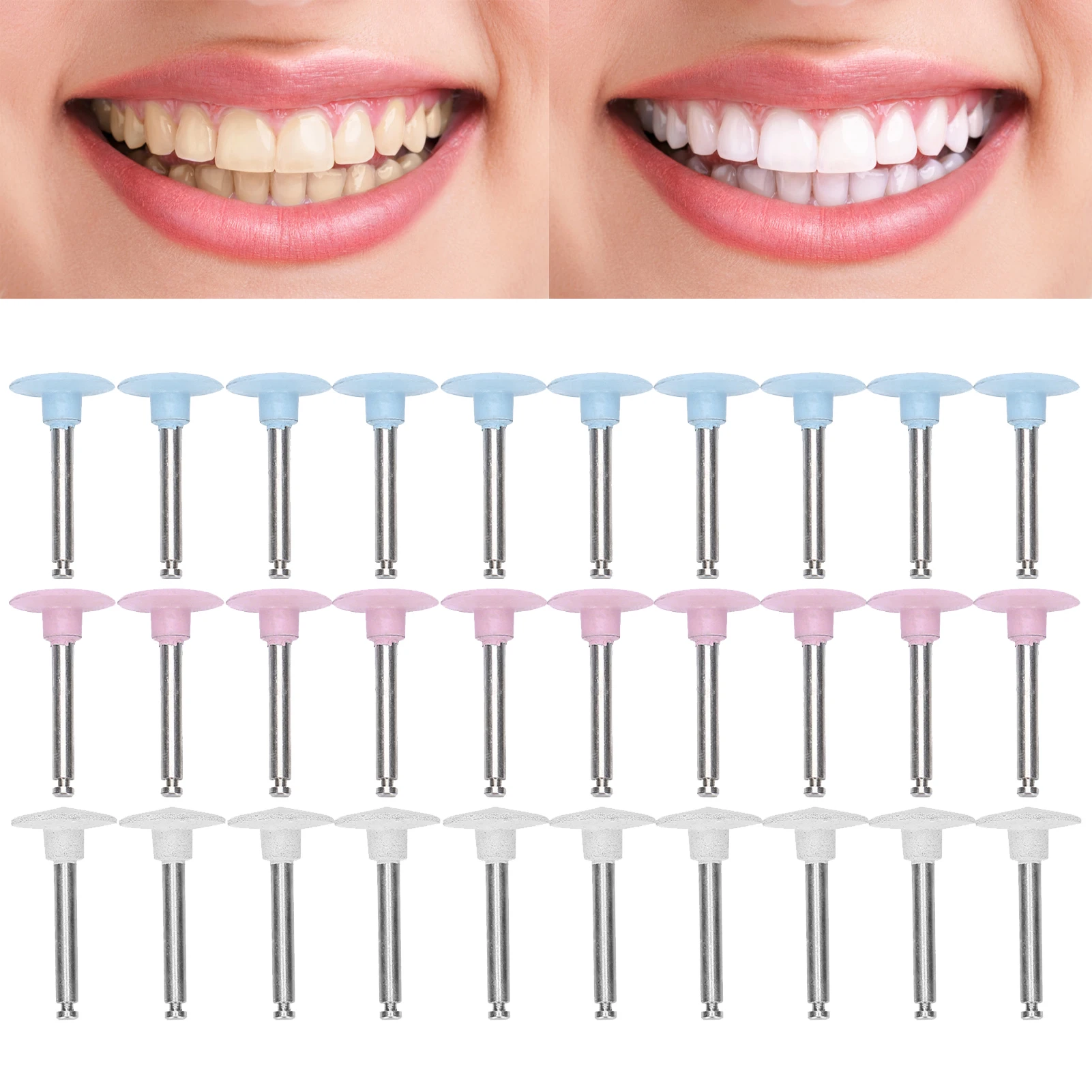 Dental Cura Composite Polishing Bur, Baixa Velocidade Dental Moagem Polidor, Aparelhos Oral Care, Oral Equipment Acessórios, 10Pcs