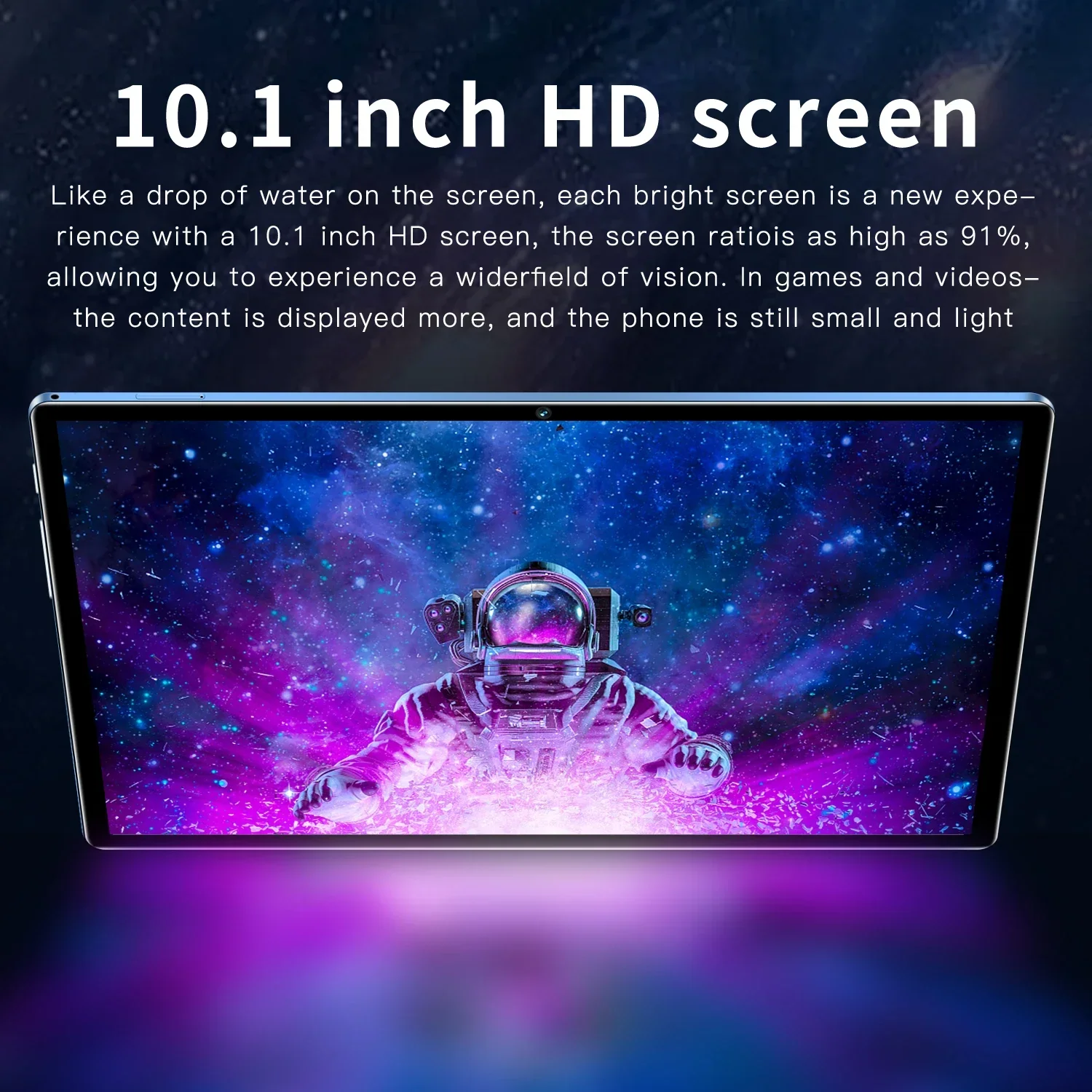 New 10.1 Inch Android 13 Tablet PC 8GB RAM 64GB ROM Dual Cameras Octa Core Dual SIM 3G Phone Call BT Wi-Fi Tablets