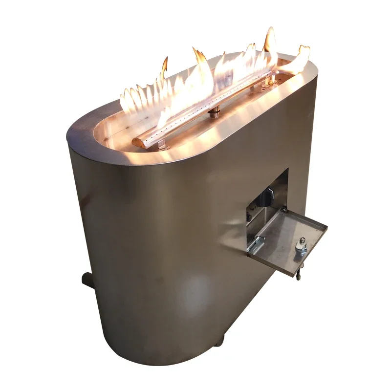 Stainless Steel Outdoor Patio Heater Natural Gas Fire Pit Propane Gas Garden Patio Heaters Wholesale