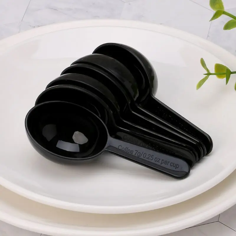 Plastic Food Spoon BPA Free Non Toxic Kitchen Cooking Baking Gadget for Restaurant Dining Room Food Making Gadget Portable