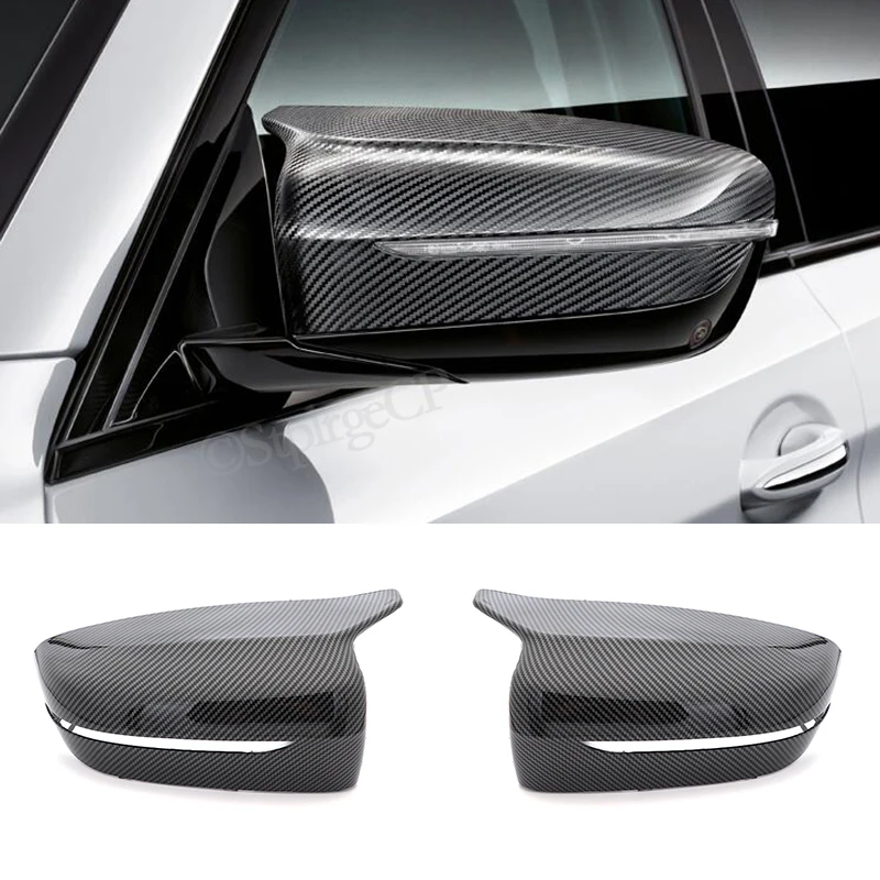 

LHD Carbon Fiber Exterior Side Rearview Mirror Cover Trim For BMW 4/5/7/8-Series G11 G12 G14 G15 G16 G30 G31 G38 G22 2017-2020