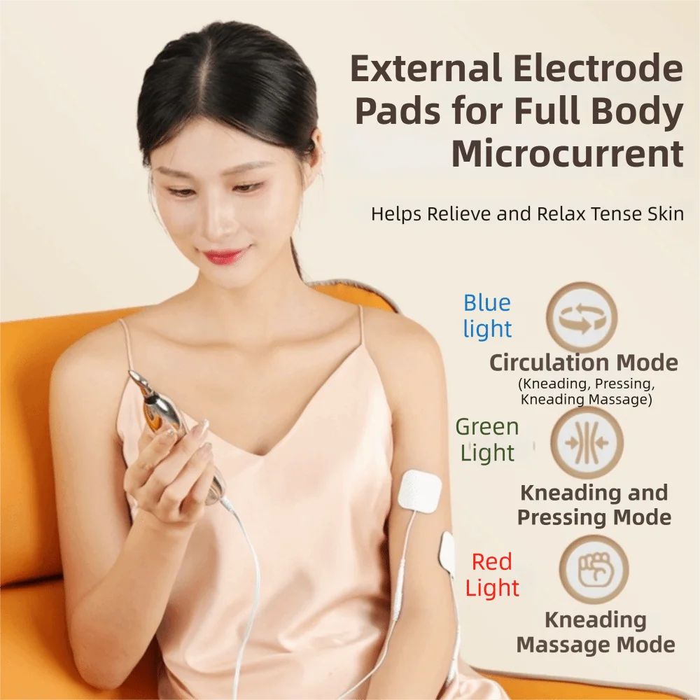 5 Heads Electronic Acupuncture Pen Acupuncture Safe Acupuncture Point Pen Adjustable 19 Gears Electric Massage Pen Neck