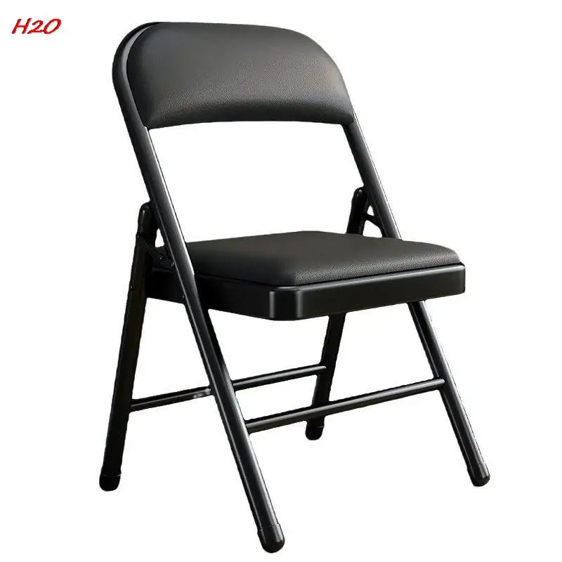 Simple Stool Backrest Chair Household Folding Chair Portable Computer Chair Training Conference Chair Dining Dormitory Office