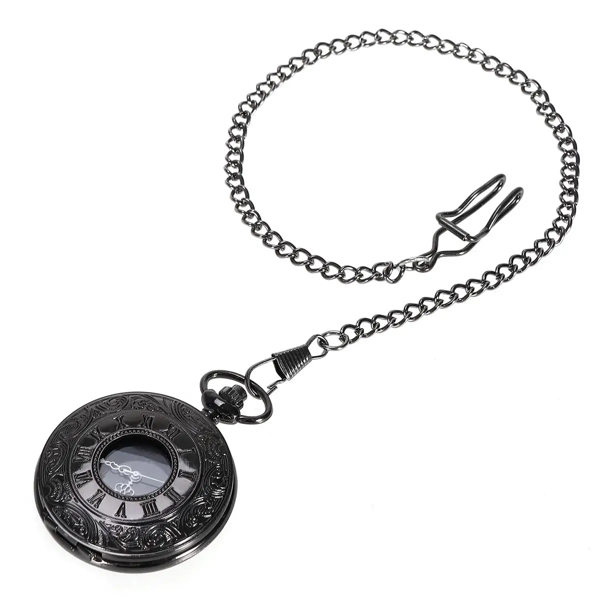 

Steampunk Retro Quartz Watch Pocket Watches for Men Vintage Roman Numerals Woman