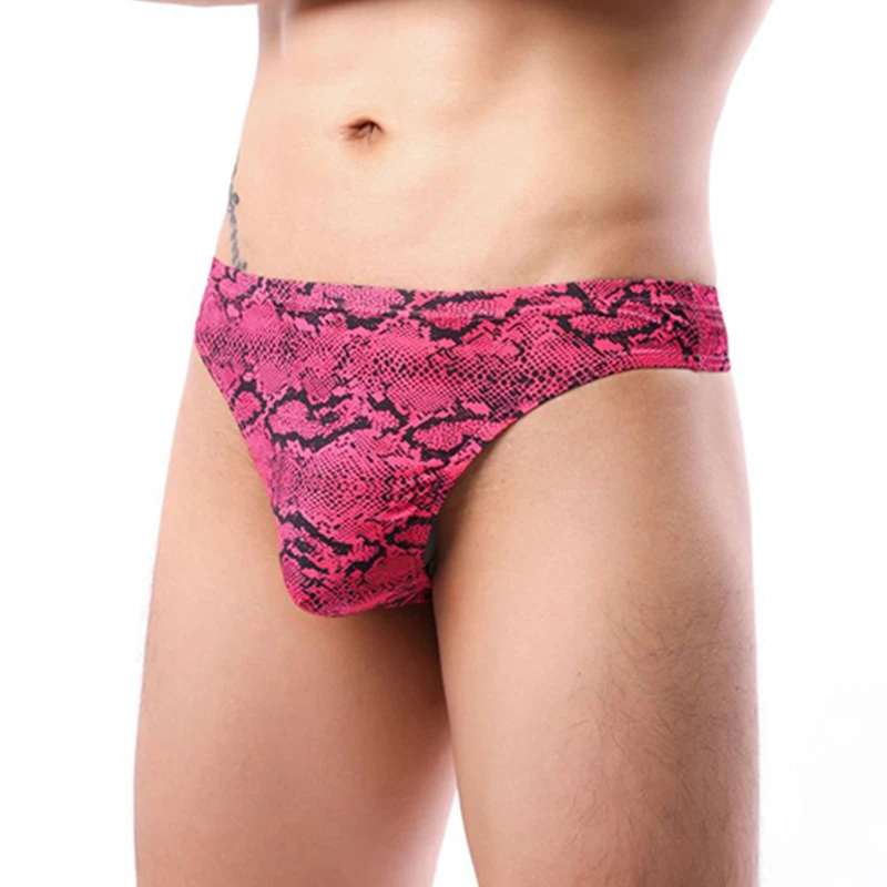 

Мужское нижнее белье, сексуальные трусики с U-образной выпуклостью, тонкие стринги из ледяного шелка и стринги с принтом, эротические трусы с Т-образной спинкой, танга