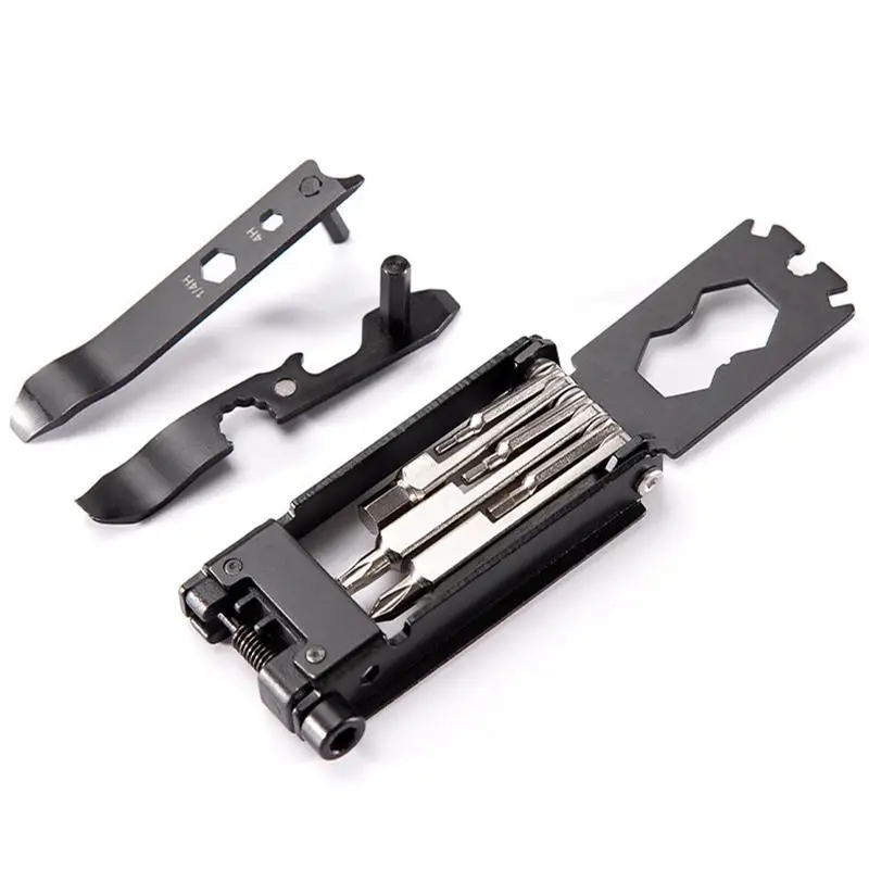 Bicycle Multitool Portable Bike Repair Tool Kit Set 23 In 1 Bicycle Multitool With Bike Tire Levers Hex Spoke Wrench Multi