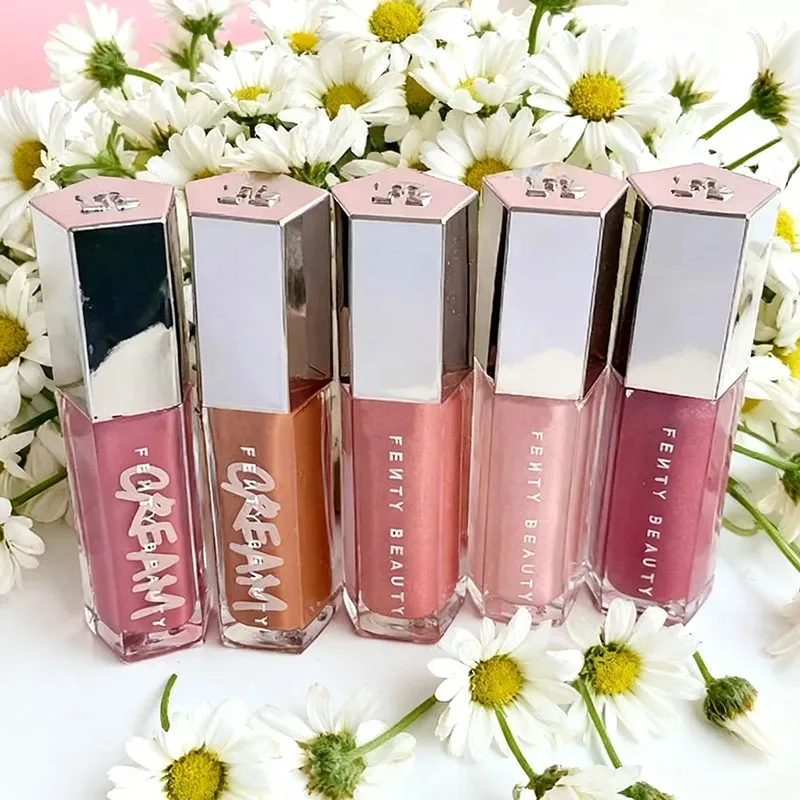 펜티 뷰티 투명 립 글레이즈 미러 글리터 립 글로스 밤 섹시 립 플럼퍼 화장품 펜티 글로우 퓨시 핫 체리 립스틱
