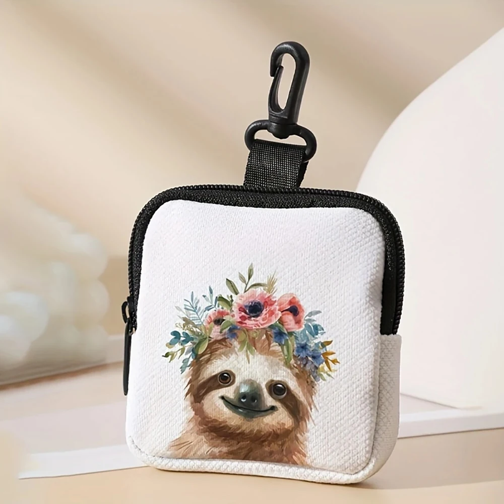 

1pc，Koala pattern large capacity coin wallet, digital printed coin wallet, storage bag, are ideal choices for gifts