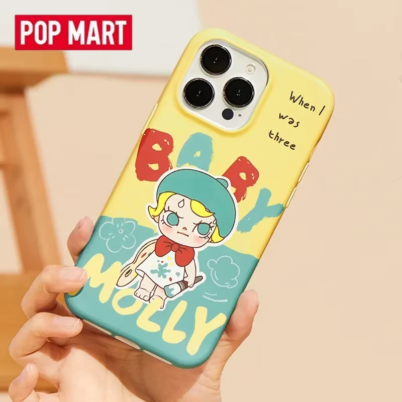 

POPMART BABY MOLLY When I Was Three Series Чехол для телефона IPhone Периферийная слепая коробка Игрушки Mystery Box Guess Bag Кукла Аниме Фигурка