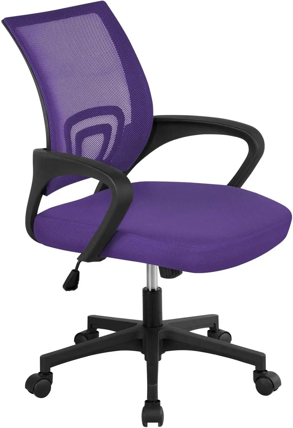 

An ergonomically designed mesh chair for office use and a comfortable racing seat with waist support and armrests