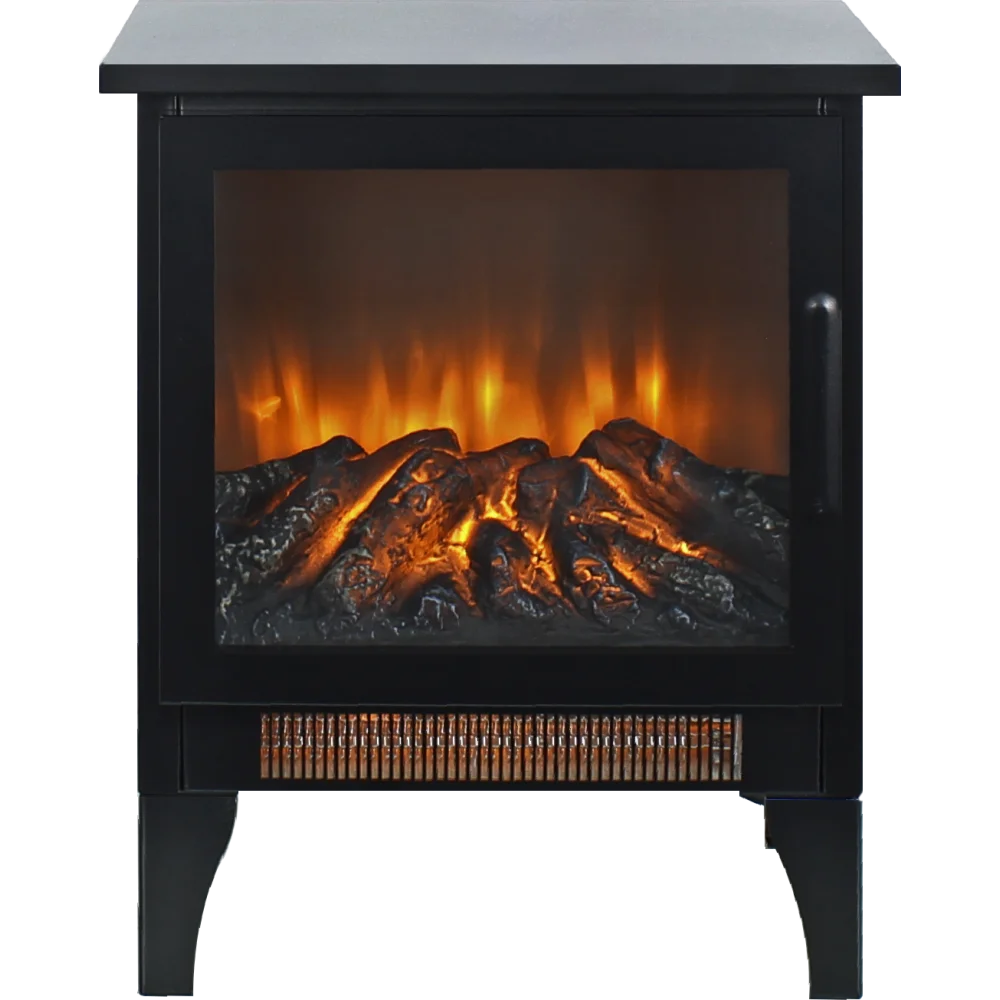 سخان موقد كهربائي قائم بذاته مقاس 15 بوصة مع تأثير لهب ثلاثي الأبعاد #3