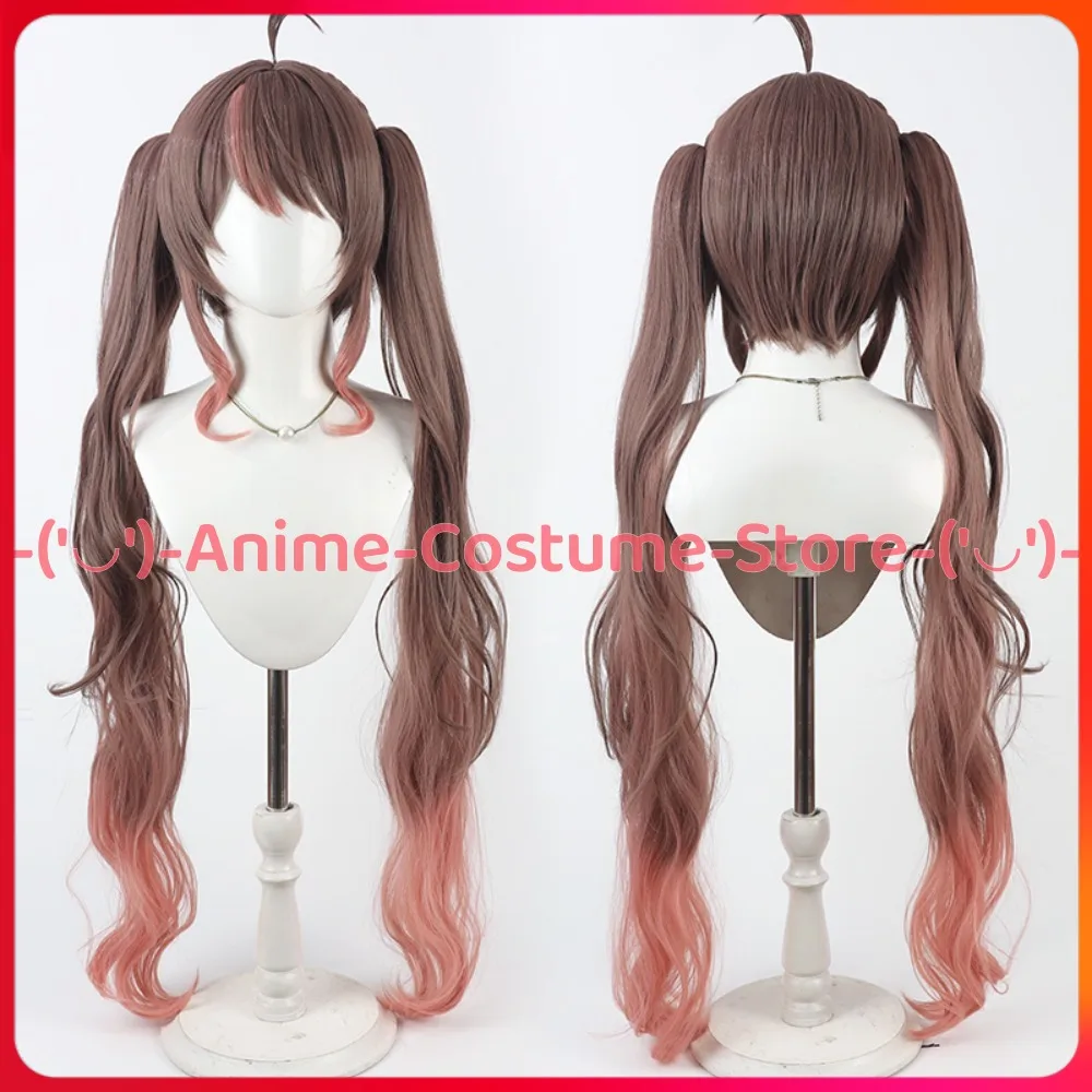 

Hololive Natsuiro Matsuri, парик для косплея, хвост, аниме, игровой персонаж, Хэллоуин, карнавал, вечерние парики, термостойкие синтетические волосы