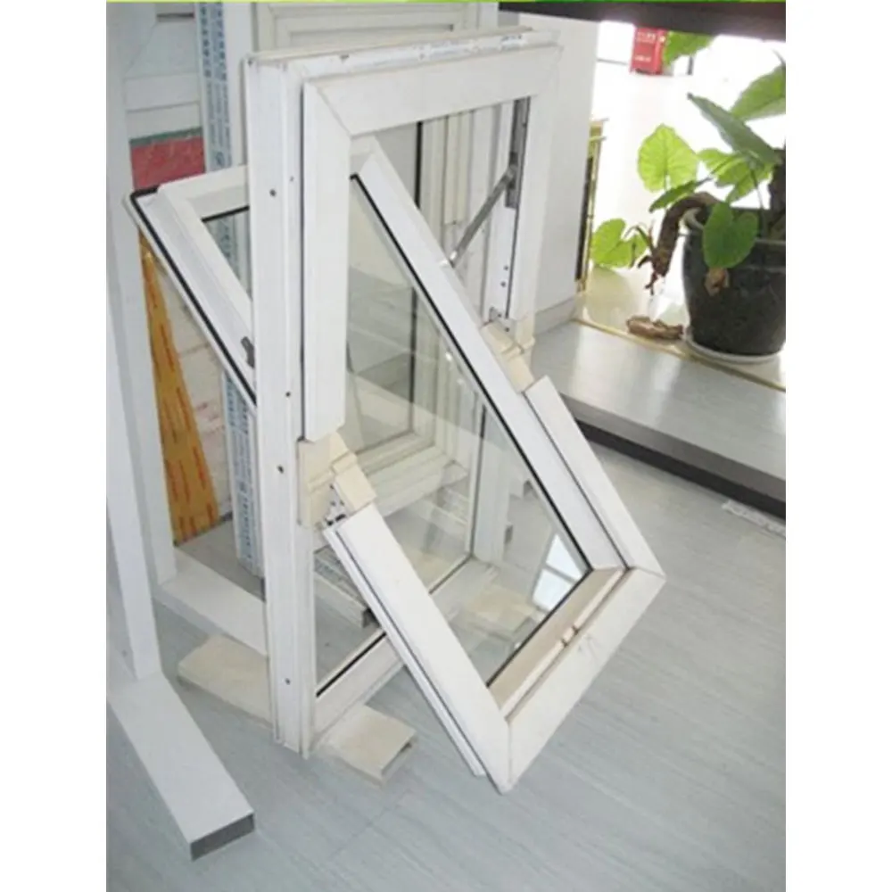 Aluminum Wooden Center Pivoted Hung Windows And Doors For Residential Building