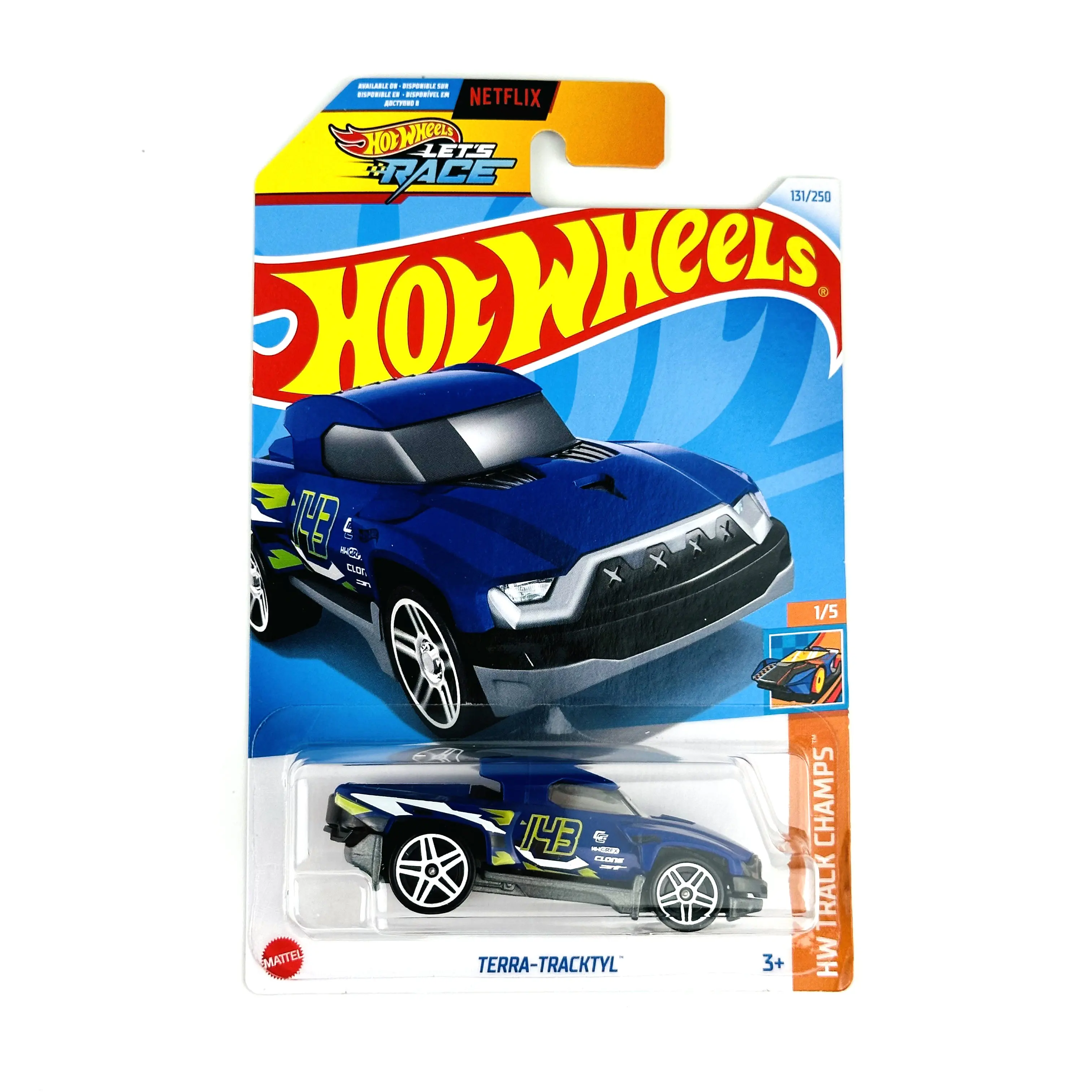 2024-131 Hot Wheels Cars TERRA-TRACKTYL 1/64 Metal Diecast Model Collection Toy Vehicles