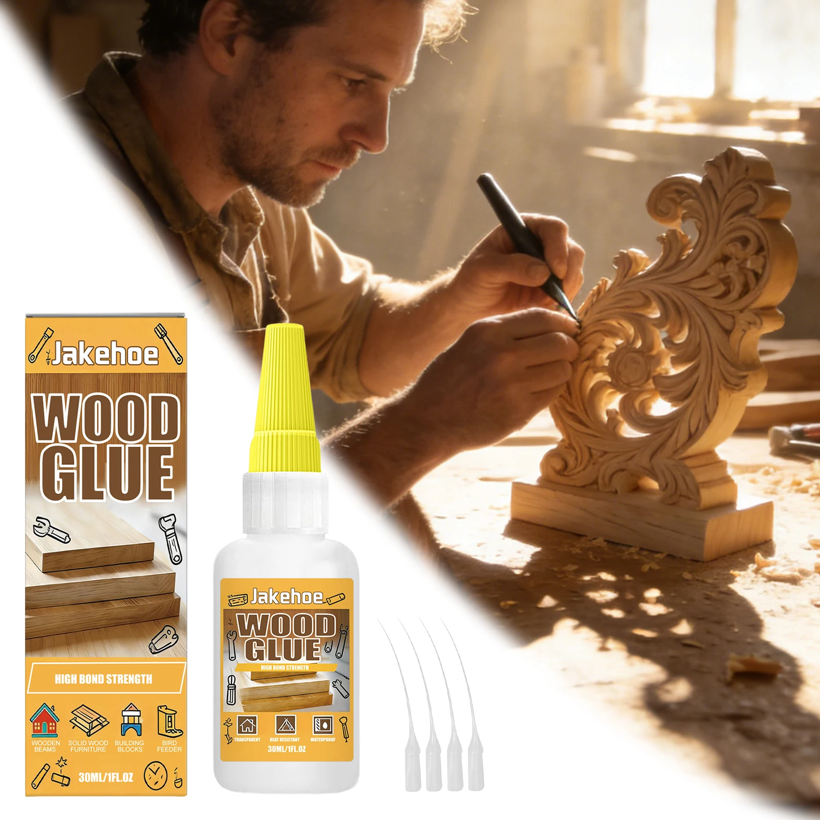 Pegamento para Madera con 4 Pu - Woodworking Glue reseña y precio
