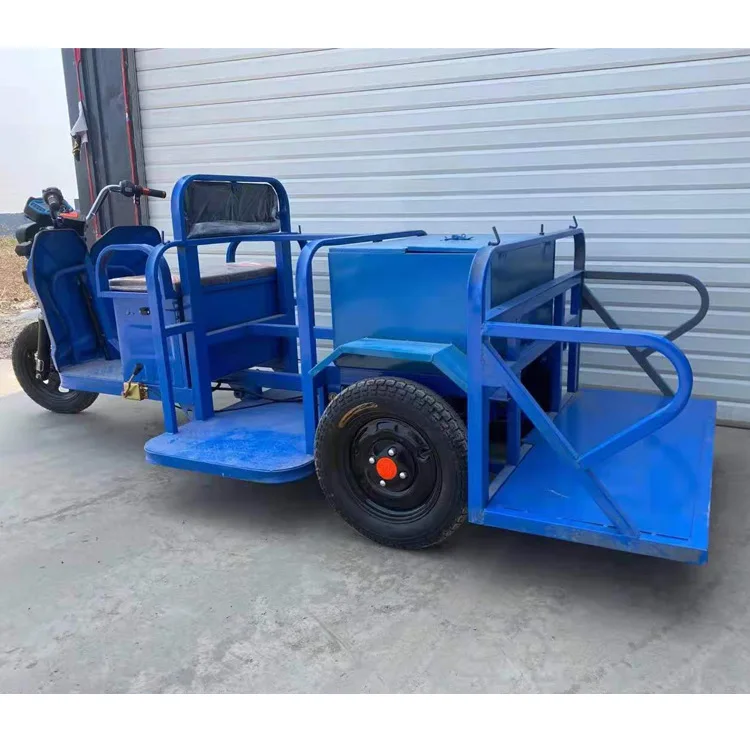HCY Four-barrel garbage truck, community trash can transfer truck, new energy garbage truck