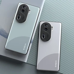 Porcelanowe etui na Oppo Reno 11 Pro miłe w dotyku matowe etui tylne do Reno 11Pro 5G luksusowy miękkie silikonowe etui zderzak