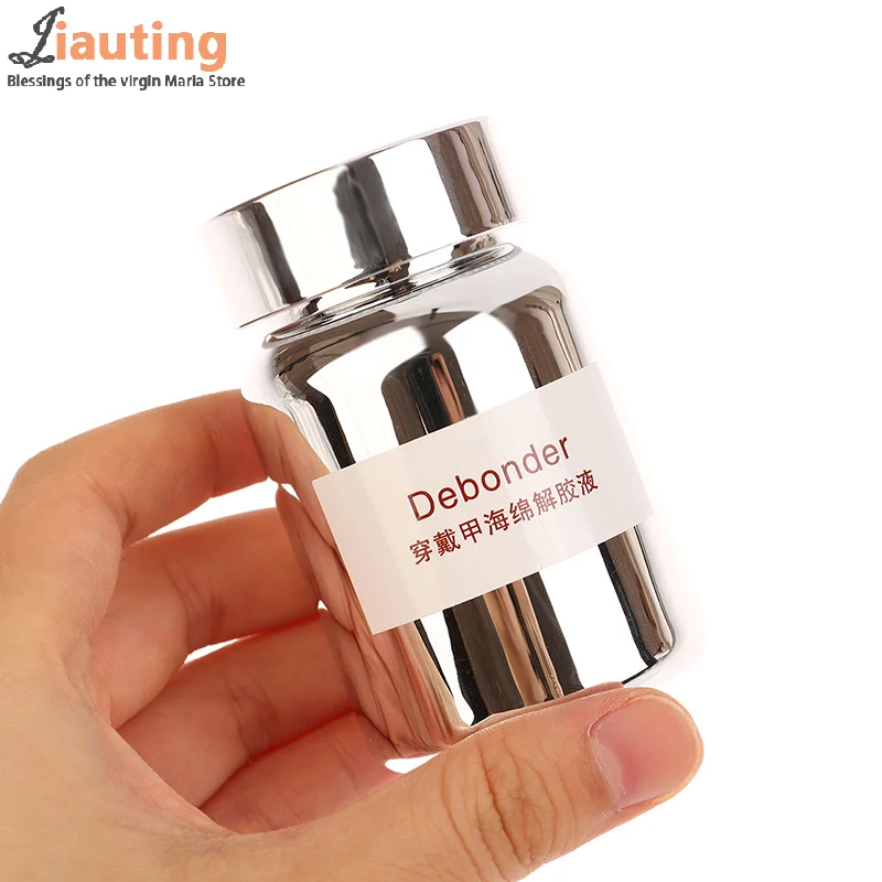 Innovativer Nagelschwamm-Entferner, 80 ml, sanft und keine Beschädigung, einfache Entfernung von Nägeln, keine Beschädigung von Nagelspitzen, reduziert Abfall