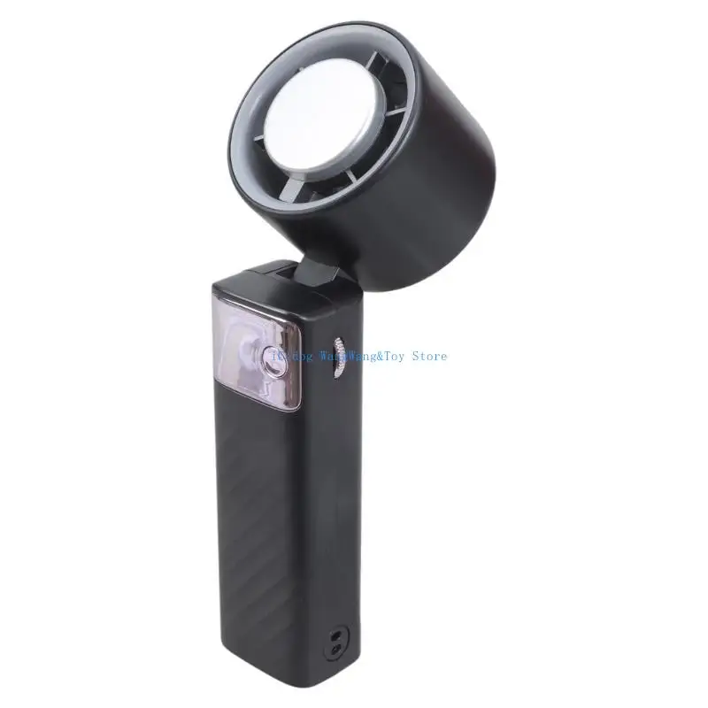 

MOLF LED Display Office Fan Rechargeable Air Cooling Fan ABS Texture for Home Use