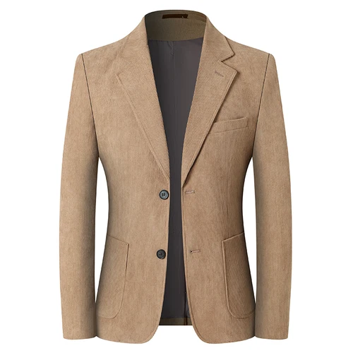Imagen 1 del producto Blazer Hombre chaqueta de pana de moda de alta calidad para Hombre chaqueta de traje Formal informal de negocios para banquete Social chaqueta de talla grande Blaze