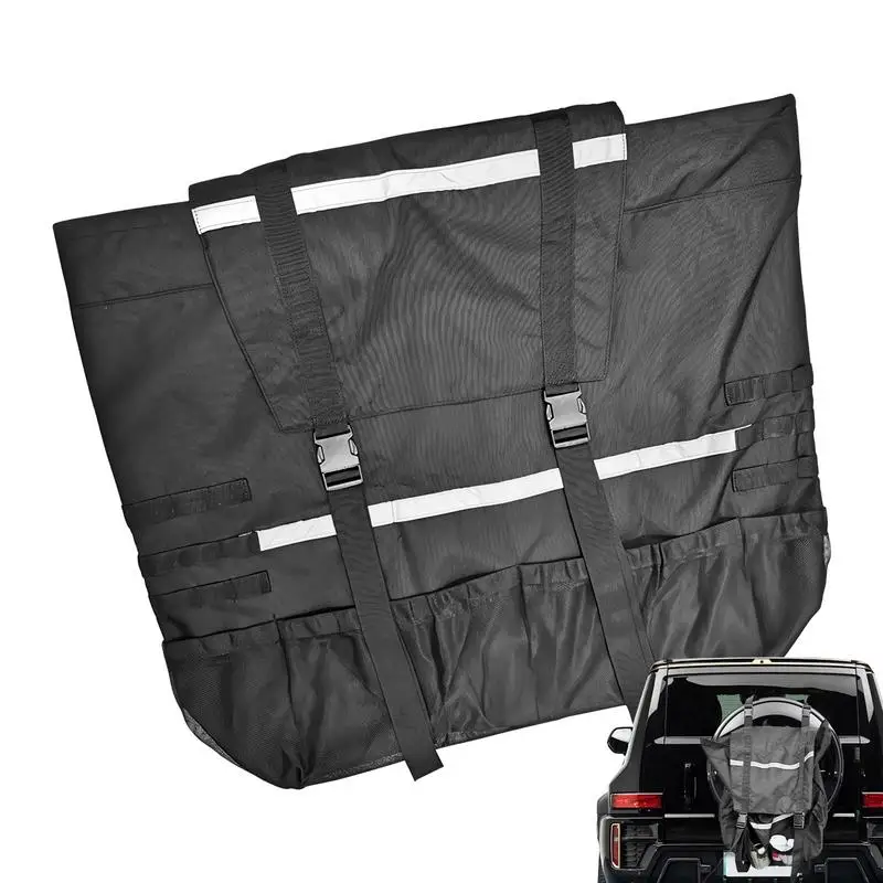 Truck Tailgate Trash Bag Cargo Storage Bag Thickened Waterproof Large Capacity Trunk Cargo Spare Tire Bag Overlanding Accesories