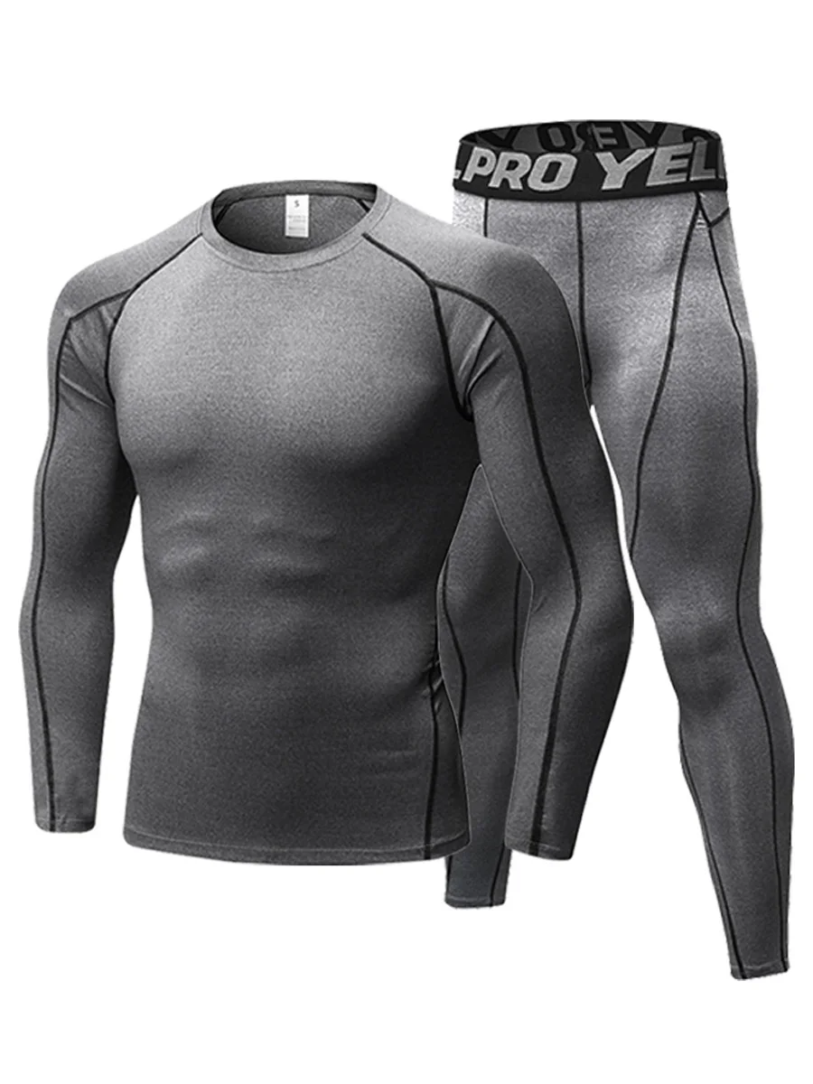 Men Running T-shirts Fitness Gym Shorts Training Top Breathable Cropped Gray Pants Quick-drying Trousers Sportswear S M L XL 2XL