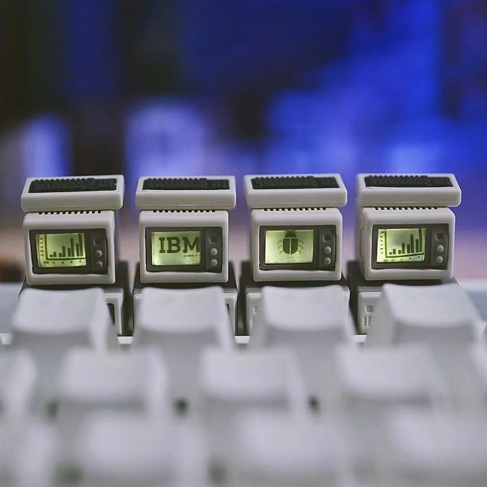 A41Z-Keyboard Keycaps Retro Keycap For Mechanical Classic Cute Key Cap Kit Button Personalized Max Keycaps