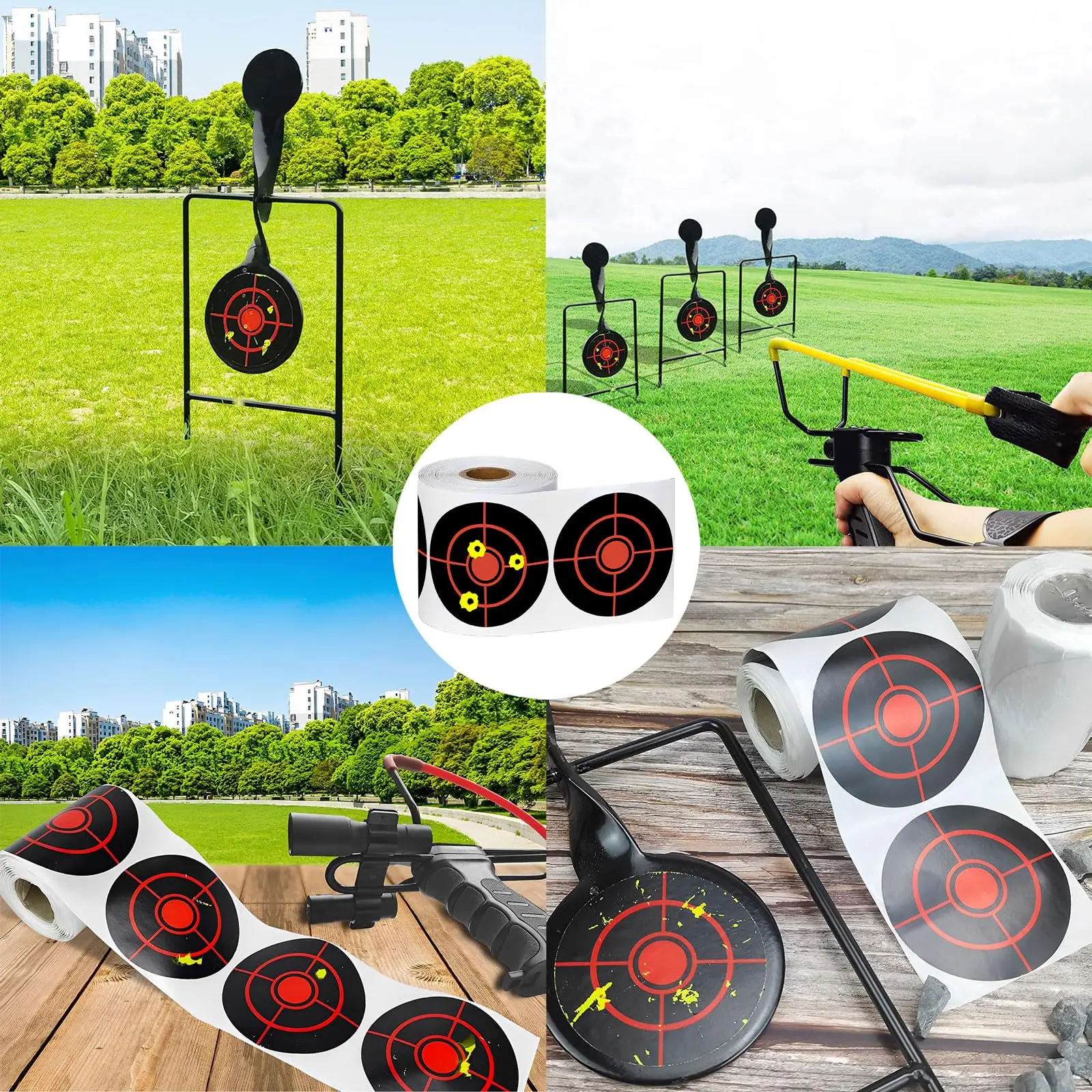 Splatter Splash 3in Paper Per 100/200pcs Shooting ToolsRoll  Adhesive Sticker Targets  Amp Shooting Reactive Practice