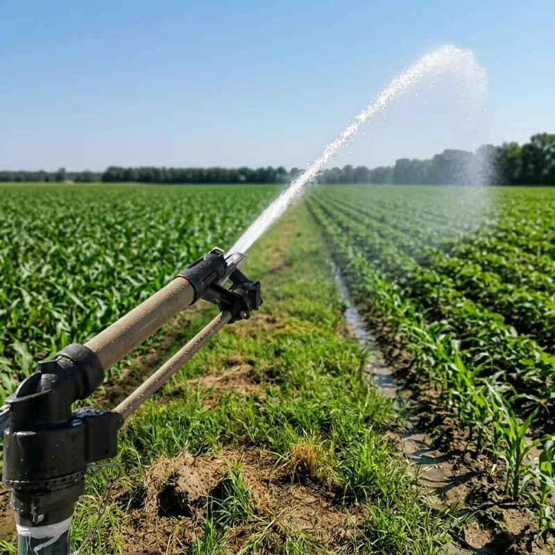 Heavy-duty metal garden spray gun irrigation system for corn irrigation