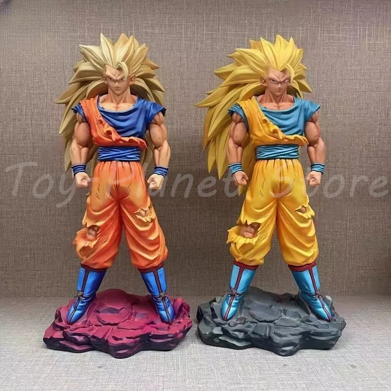 재고 있음 드래곤 볼 29cm 손오공 Ssj3 그림 슈퍼 사이어인 3 손오공 액션 피규어 Gk 동상 컬렉션 모델 맞춤형 장난감