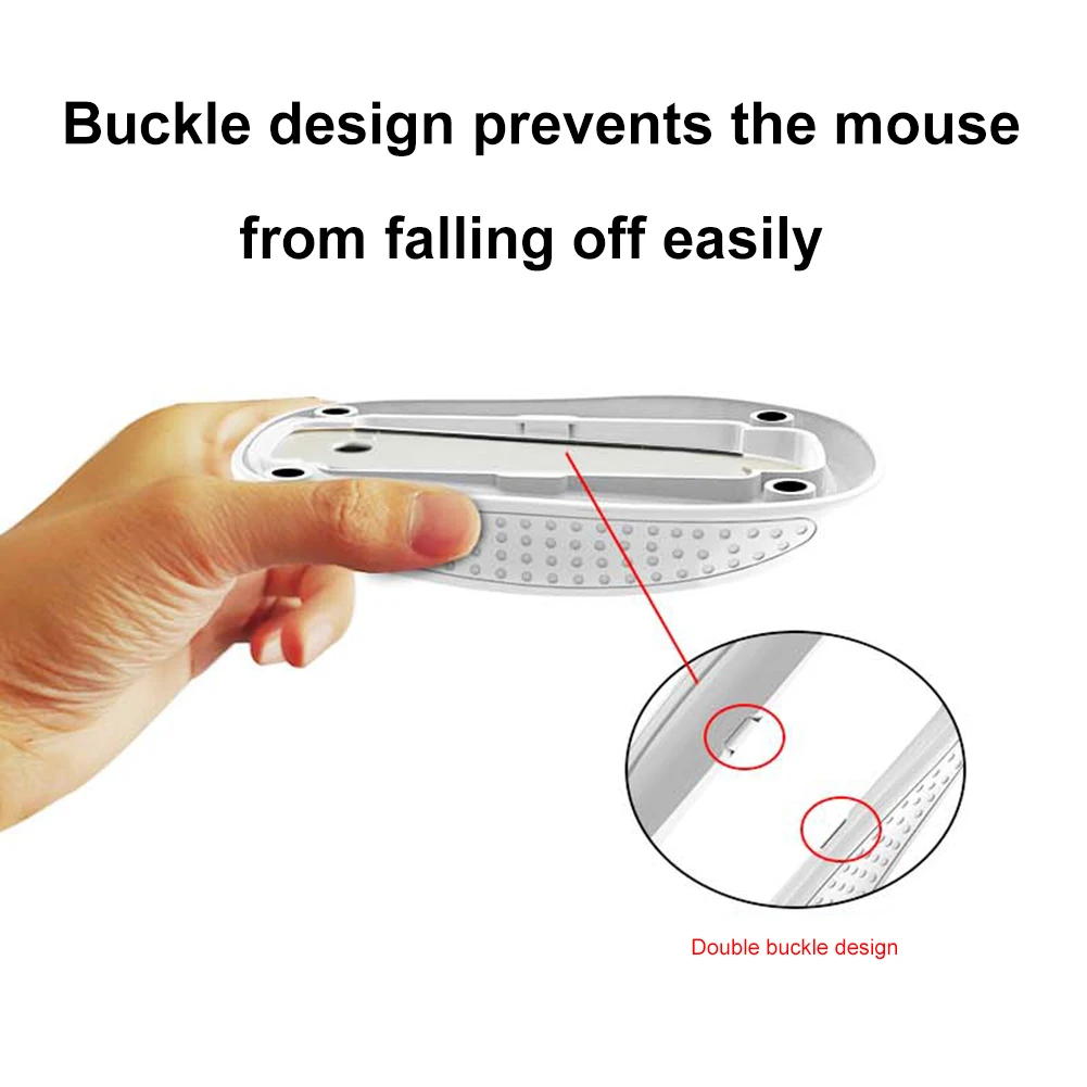 Magic Mouse 2/3 베이스의 경우 편안함과 제어력 향상 마우스 베이스 미끄럼 방지 디자인 인체공학적 충전 베이스