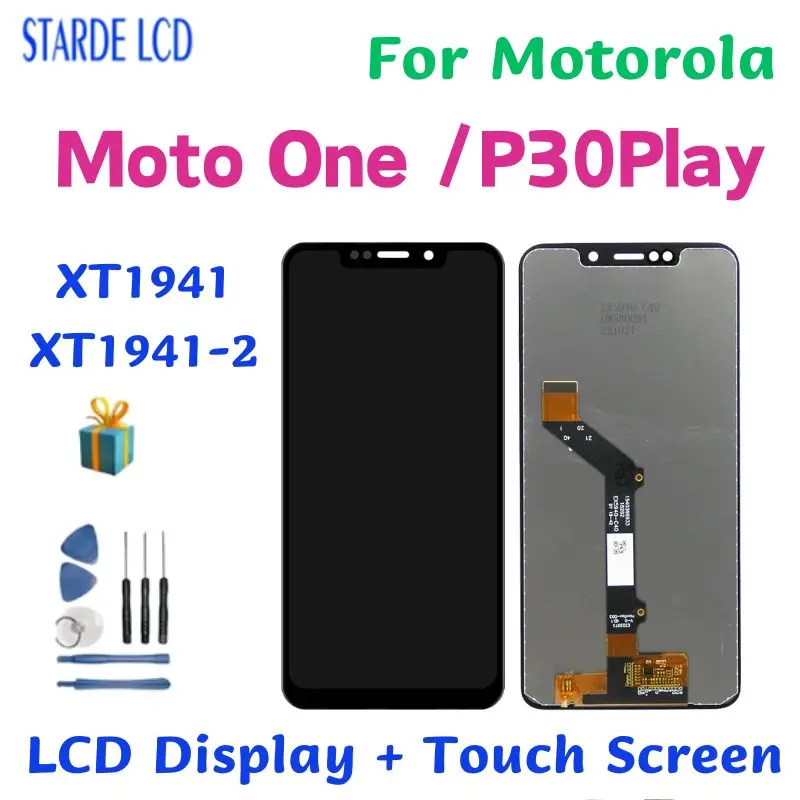 

5.9" Original For Motorola Moto One P30 Play LCD Display Touch Screen Assembly XT1941 XT1941-2 Digitizer Replacement Parts