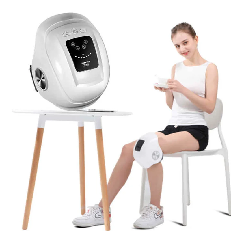 

Smart Infrared Knee Joint Therapy Heating Massage Machine Pain Relief Electric Knee Massager With Heat and Air Compression