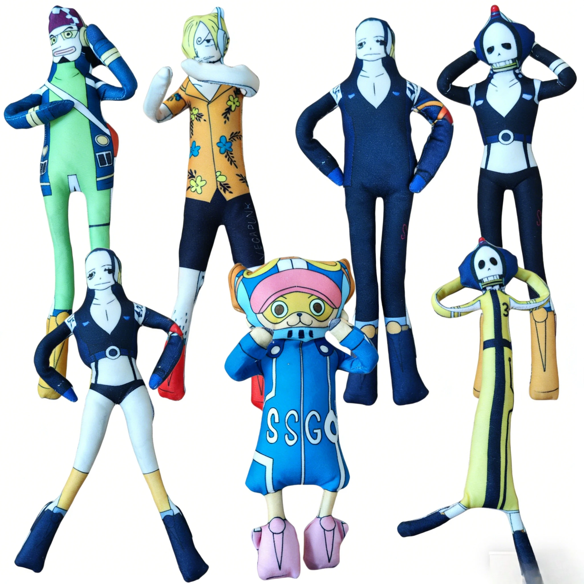 

Anime One Piece Luffy Ace Custom Cosplay Plush Doll Abstract Mouse Figure Detachable Limbs Full Body Wire Skeleton Action Toy