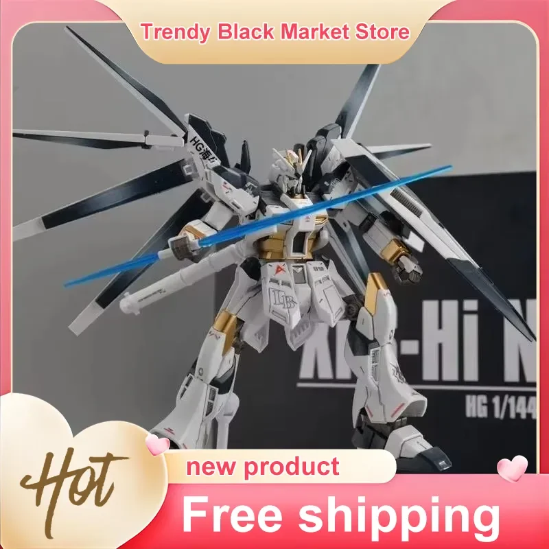 

HG Action Figure Assemble Model 1 144 Hi Nu RX 93 V2 GPB Color Scheme Collectible Decorative Gift Desktop Decoration Collection