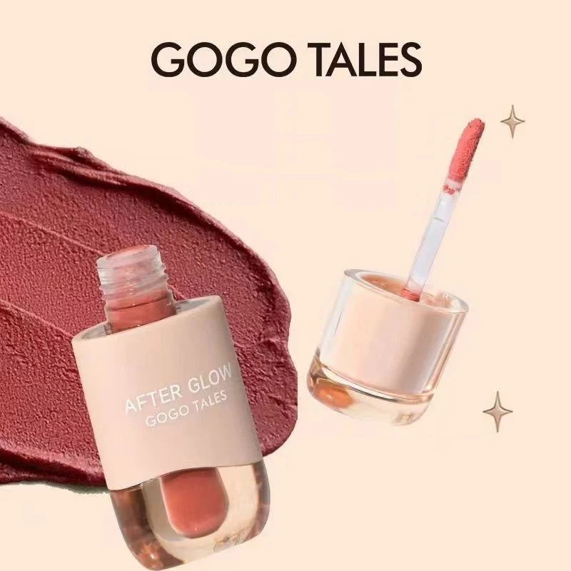 Gogotales Maquillajes Milk Cream Lip Mud Naked Color Matte Velvet Lipstick Vegan Waterproof Lip Glaze Girl korean Makeup